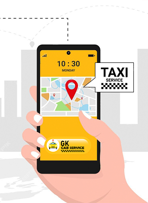 Book a GK Tour & Travels cab by phone